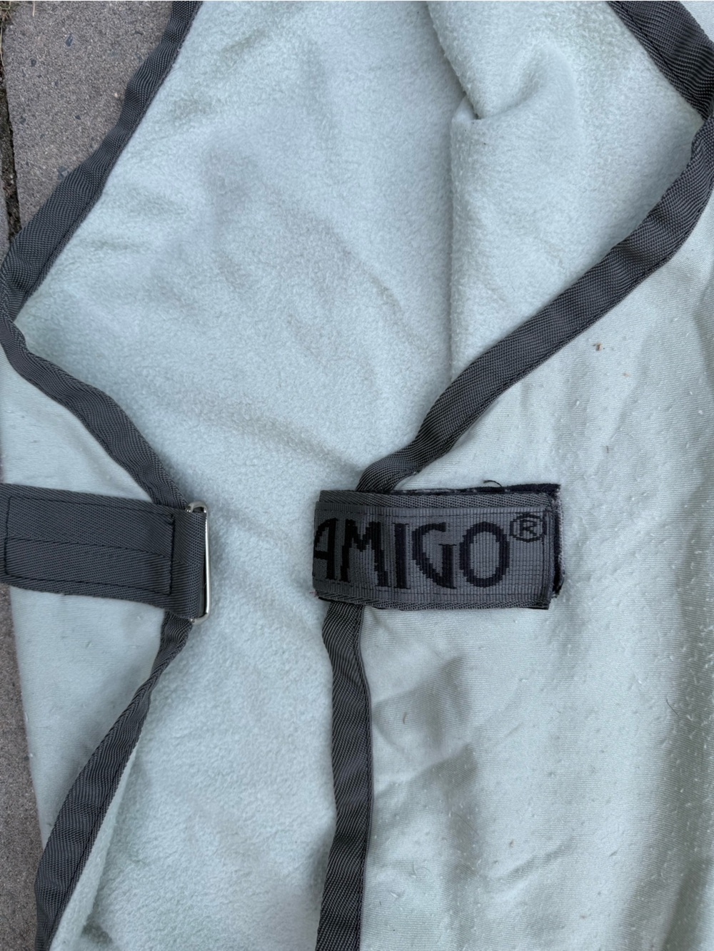 Amigo Horsewear by Ireland soft mint green cooler size 74 horse fleece lined